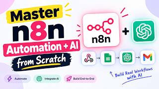 Full n8n for Beginners | Build AI-Powered Workflows Guide