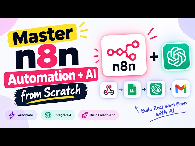 Master n8n Automation + AI from Scratch
