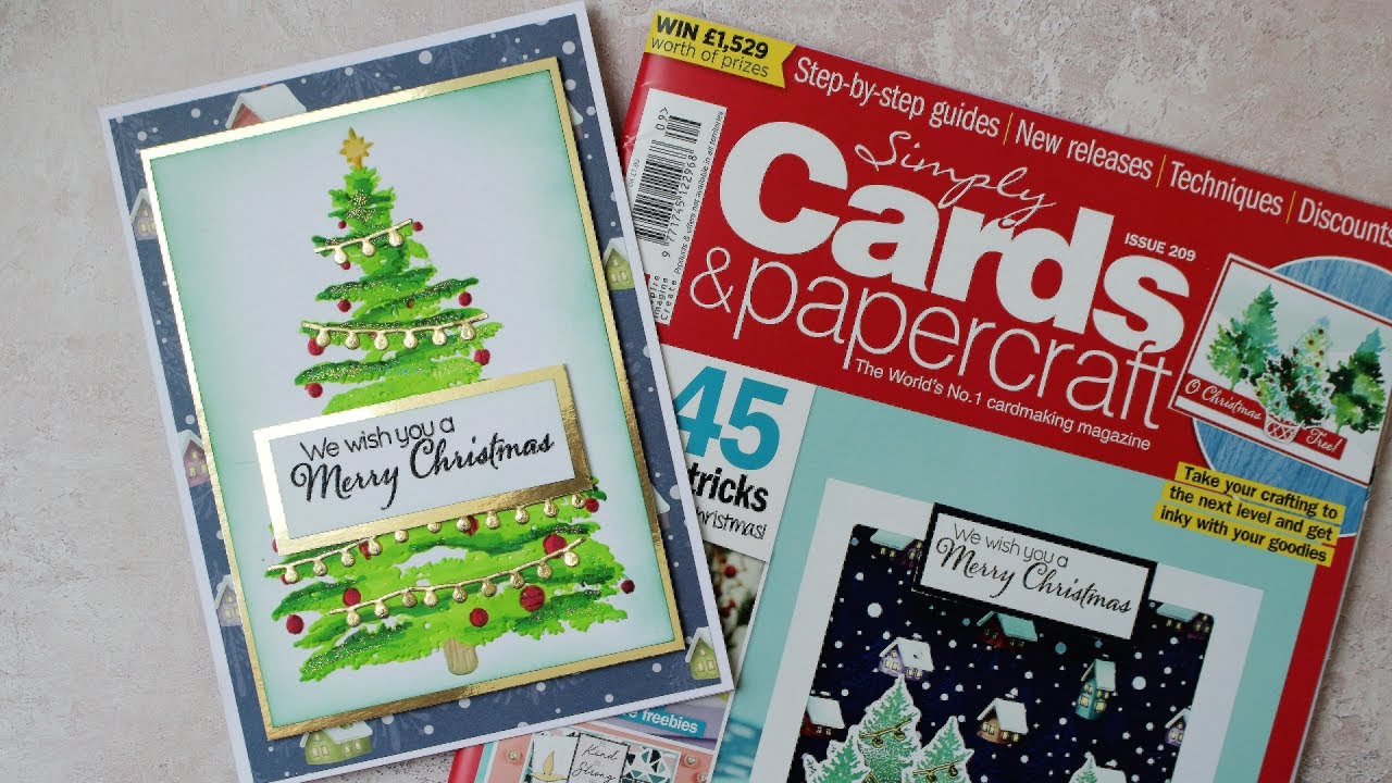 Simply Cards and Papercraft Issue 209 // O Christmas Trees