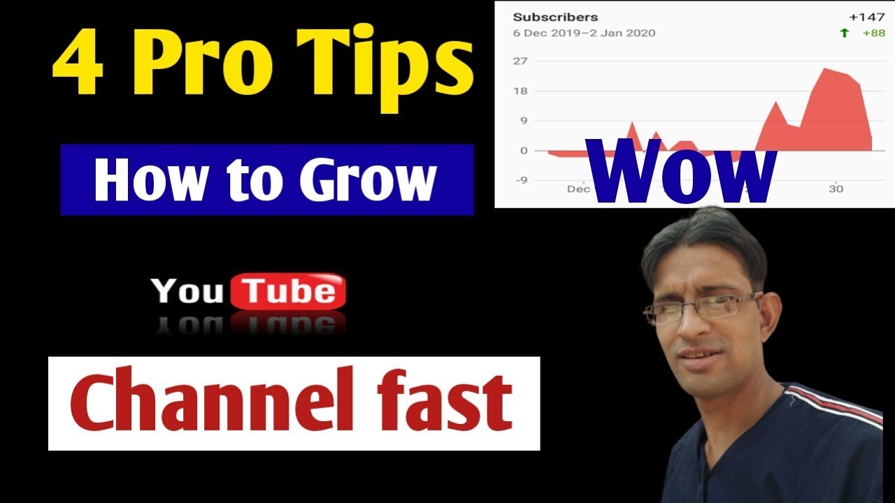 Fresh Look at 4 Pro Tips Grow YouTube Channel Inshort Time How To