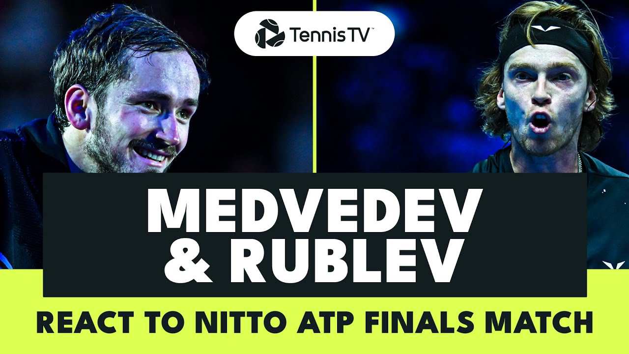 Daniil Medvedev & Andrey Rublev React To Nitto ATP Finals Battle 🗣