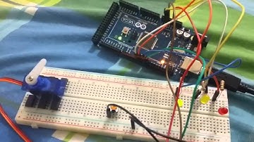 Traffic Light and Servo Motor Control by Ardruino Mega 2560 Bangladesh