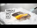 Aburi technique for black cod  how to properly use a torch to cook fish