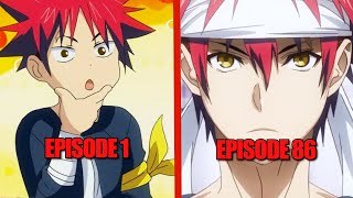 5 Seconds from 86 Episodes of Food Wars!: Shokugeki no Soma