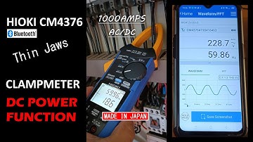 [cc] Hioki CM4376 Thin Jaw AC DC Current Clamp Meter for Solar, EV & DC Power