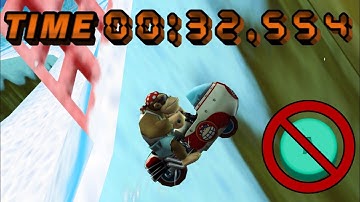 [MKW TAS] DK Summit Fast Lap - 32.554 (No A Button)