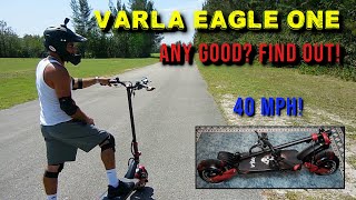 Varla Eagle One 40 Mph Lithium Ion Electric Scooter Testing & Review