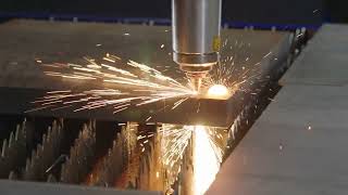 Revolutionary 40mm Laser Straight Cutting with Oxygen | ELEMENT 400 Laser by Messer Cutting Systems