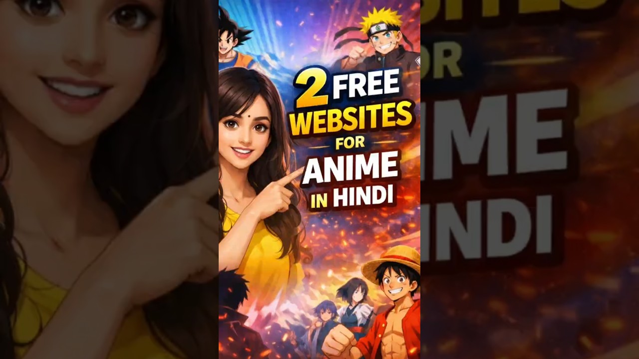 2 FREE Hindi Anime Websites 😍 | Anime Fans Don’t Miss This #shorts #shortsfeed #anime