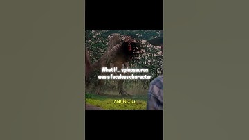 What is spinosaurus was a faceless character || #spinosaurus #shorts #jurassicworld #dinosaurs