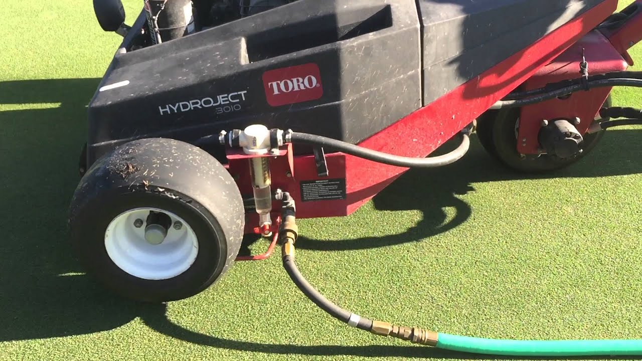 Hydraulic Leak Creek Putting Green today YouTube