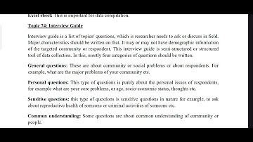 SOC609 Lecture 22 Qualitative Research Methods Short Lecture VU Lectures Updated