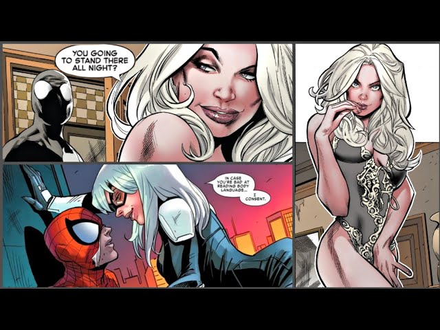 spider-man, felicia hardy, and night-spider (marvel and 3 more