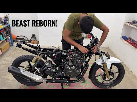 Rebuild Timelapse : TVS Apache RTR 160/180 (Old Model)