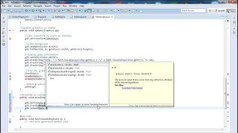 Java Game Programming Tutorial For Beginners (Asteroids Pt. 9 - Asteroids drawShip())