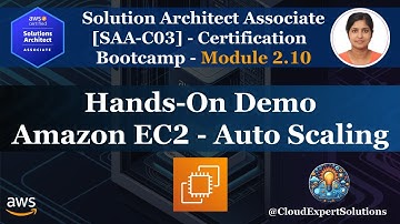 SAA-C03 Module 2.10  - Hands-On Demo: EC2 Auto Scaling with ALB & Target Groups