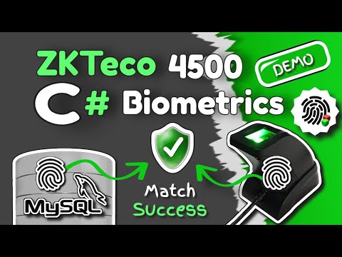 Enterprise C# Biometric Registration & Authentication | ZKTeco 4500 SDK with MySQL