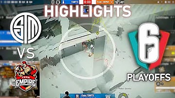 WINNER TO GRAND FINAL! TSM vs Empire - HIGHLIGHTS - Playoffs - Six Invitational 2022 - R6 Esport