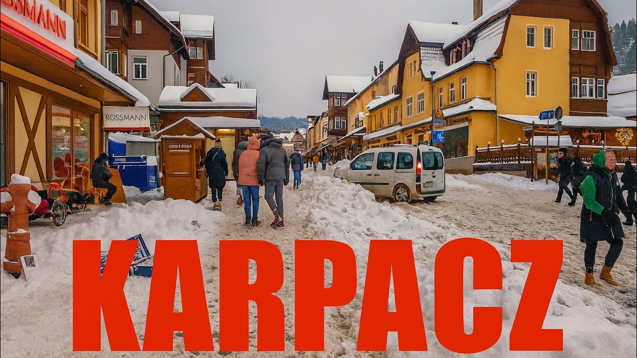 Bajeczny KARPACZ w Zimowej Scenerii | Wirtualny Spacer | WALKING TOUR | KARKONOSZE