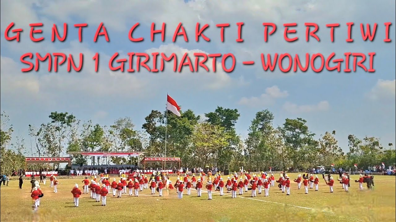MENGHENTAK BUMI // GENTA CHAKTI PERTIWI // DRUMBAND SMPN 1 GIRIMARTO - WONOGIRI