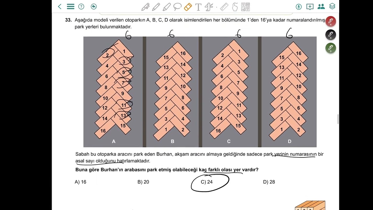 2022 LGS MATEMATIK MEB KAZANIM TESTLERİ-OLASILIK,CEBİRSEL İFADELER-3.Ünite(29-62.soru)Çözümleri