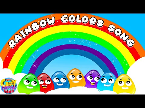 Rainbow Colors Song + More Kids Educational Videos by Crazy Surprise Eggs