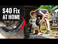 Heavy Duty Hub Seal Replacement DIY CHEAP | Semi Trailer Axle Leak Repair | HOW TO FIX |