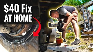 Famous Heavy Duty Hub Seal Replacement DIY CHEAP | Semi Trailer Axle Leak Repair | HOW TO FIX | Wealth