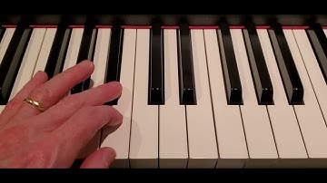 How to play the D chromatic in the  left hand: 1 octave scale