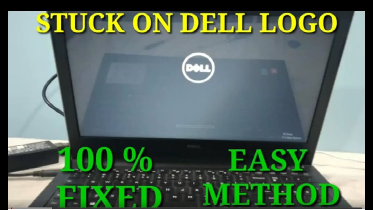 Dell laptop stuck on Dell logo lL stuck at Dell logo screen ll stop Dell  logo,unfreeze dell screen - YouTube