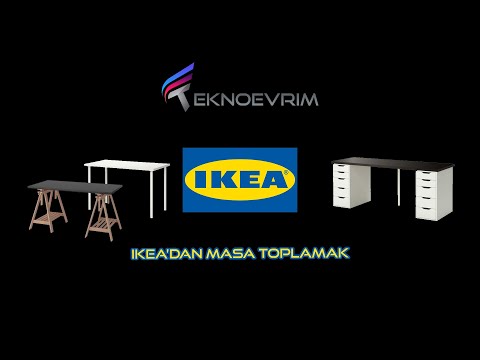IKEA'dan Bilgisayar Toplar Gibi Masa Toplamak !!! Toplama Masa !!!