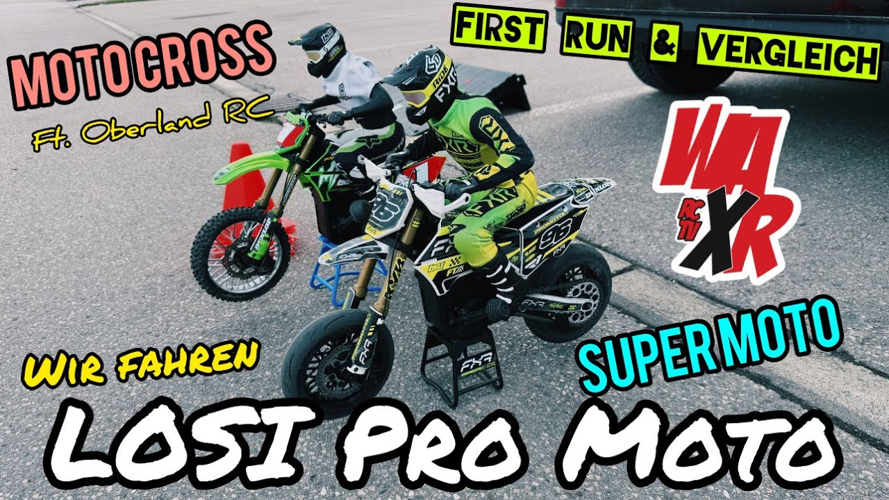 LOSI ProMoto SM & MX - Wir gehen fahren! First Run & Testfahrt