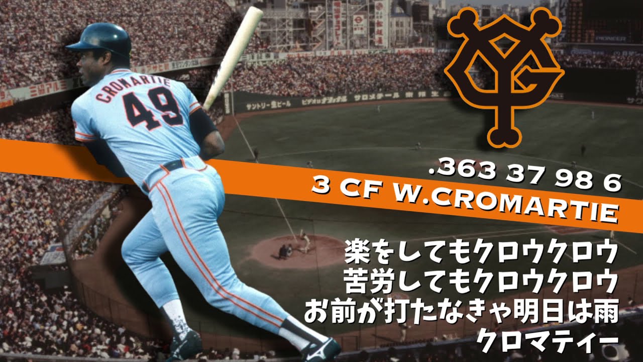 1986年 読売ジャイアンツ 応援歌 1-9