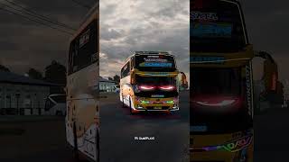 Basuri nya asiik, sopirnya senyum manis 😍 #telolet #basuri #ets2indonesia #shorts