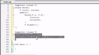 Buckys C++ Programming Tutorials   60   class Templates