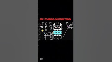 Day 1 of making am extreme demon #geometrydash #extremedemon #geometrydashextremedemon