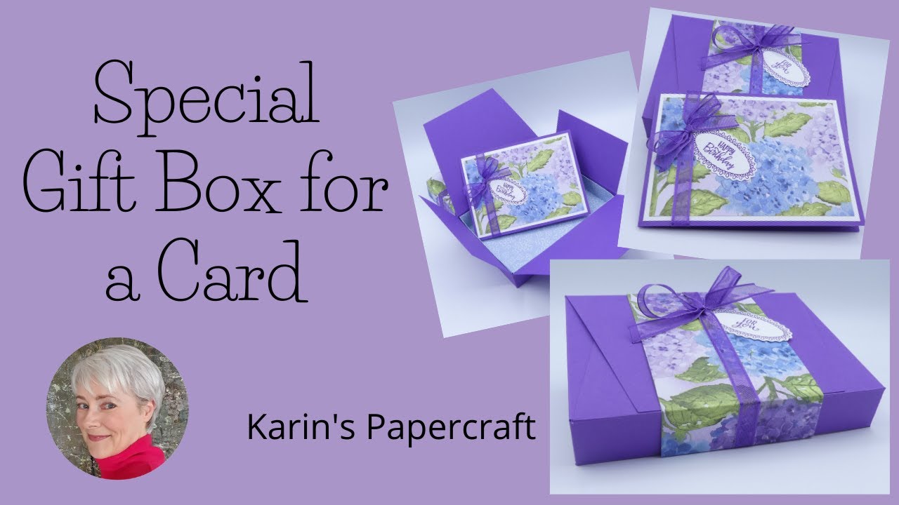 Special Giftbox for a Card made with Stampin' Up! Products - YouTube
