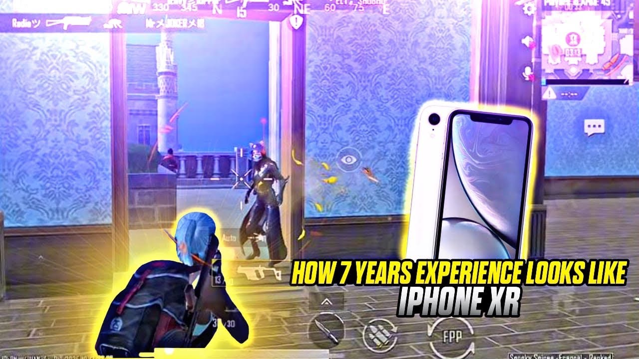 SKILL SHOW’S 7 YEARS EXPERIENCE 🔱 IPHONE XR PUBG/BGMI 60 FPS TEST