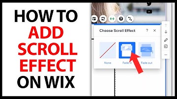 How to Add a Scroll Effect on Wix in 2025