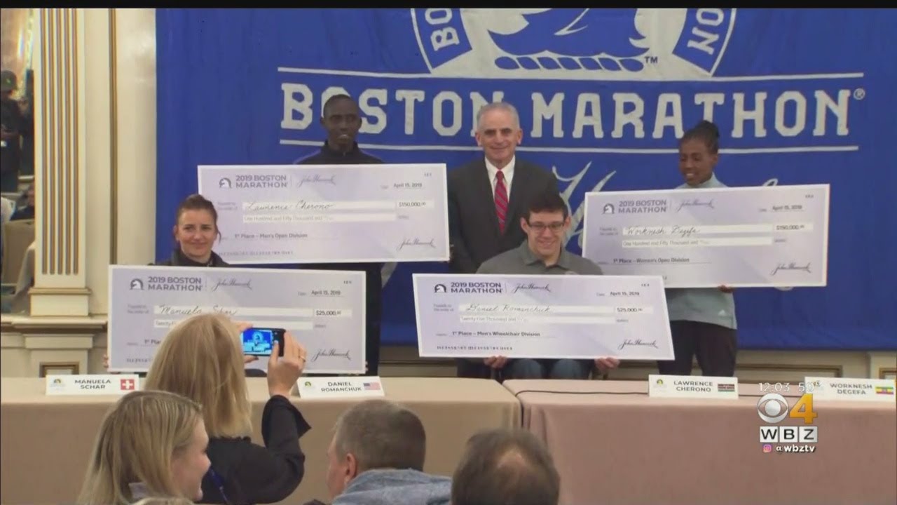 Champions Celebrated Day After Winning Boston Marathon