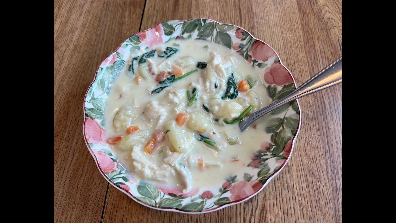 Chicken and Gnocchi Soup YouTube