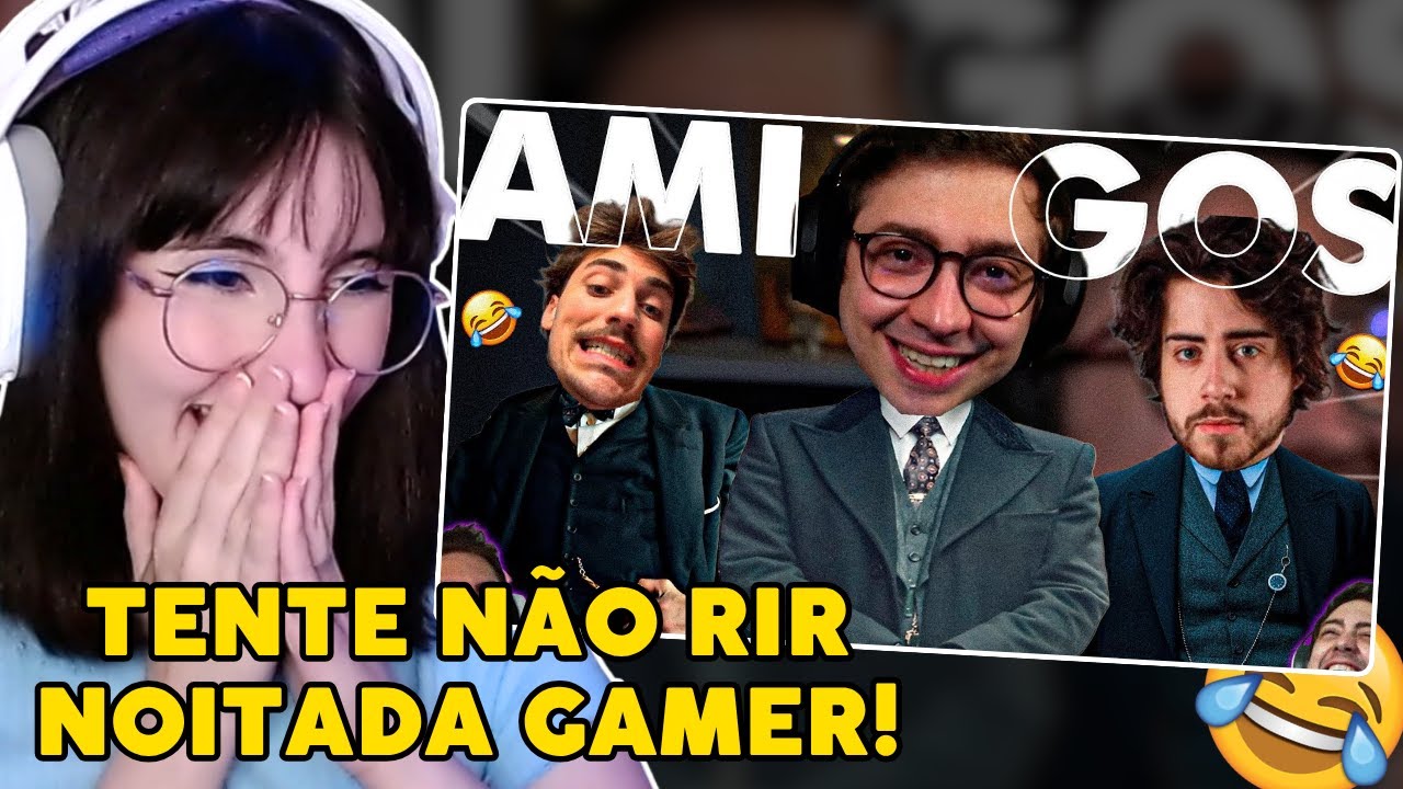 MPOSSÍVEL NÃO RIR I ALANZOKA E SEUS AMIGOS NA NOITADA I Cátia react Saltz clips
