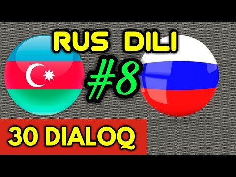🇷🇺 Rus dilinde 30 DİALOQ | Rus dili dersi #8