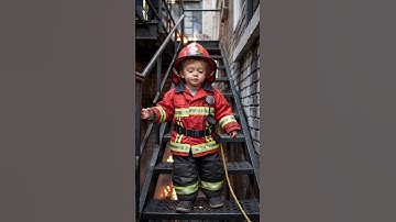 🧯👶 Firefighter Baby Saves The Day