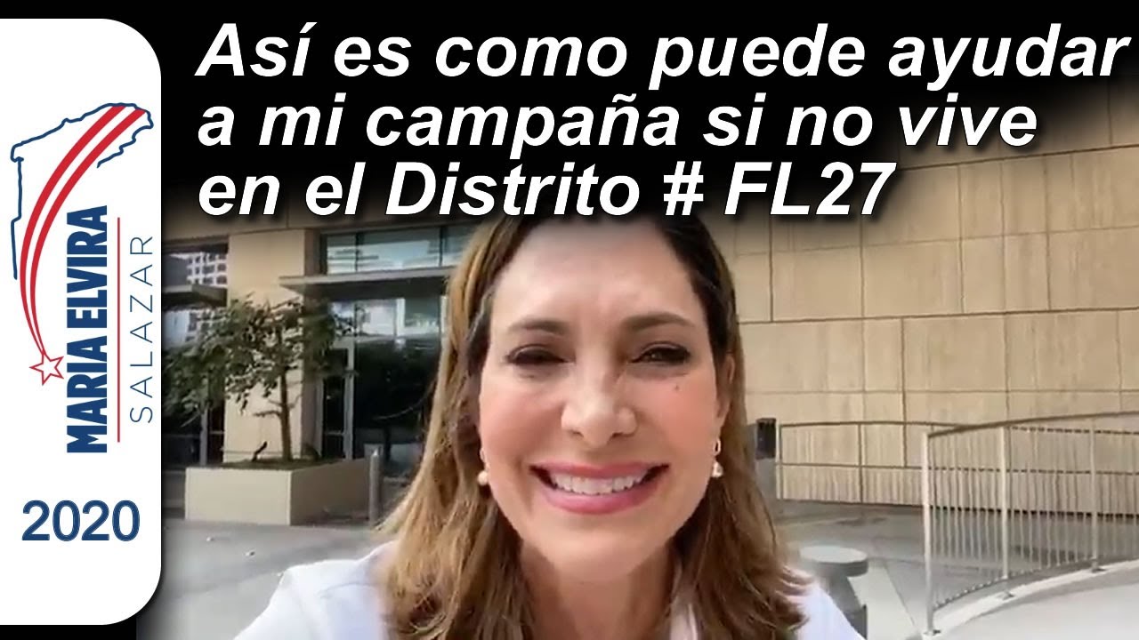Así es como puede ayudar a mi campaña si no vive en el Distrito # FL27