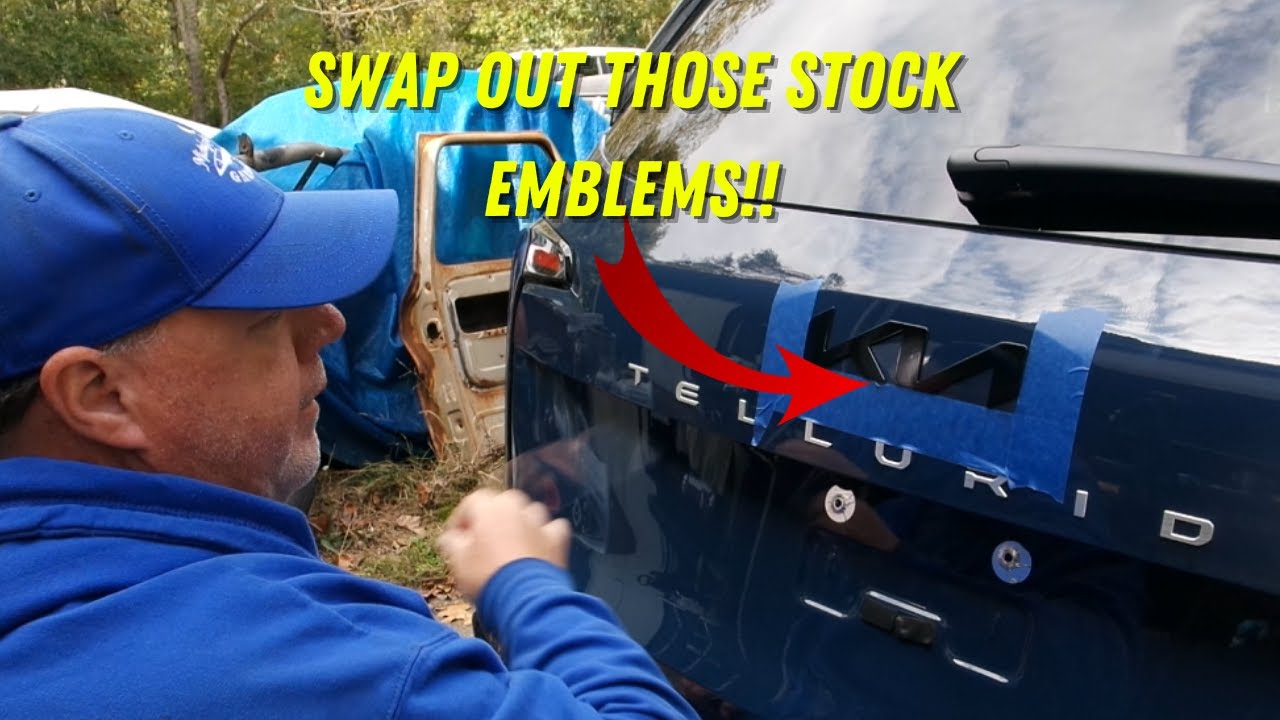 How to Installing Replacement 2024 Kia Telluride Blackout Emblems