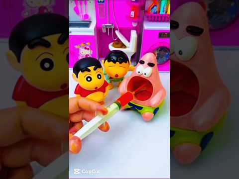 Shin Chan and friends Toy Fun ASMR#shorts #funny #toys #asmr #satisfying