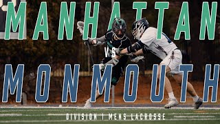 2/8/2025: Division 1 Mens Lacrosse Highlights Manhattan vs Monmouth