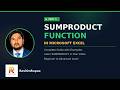 SUMPRODUCT Function in Excel | Complete Guide from Beginner to Advanced | Part 6 | RaviOnRupee
