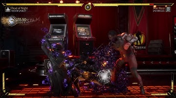 Mk11 Noob Saibot Versus Jax (Young) Very Hard GAmeplay